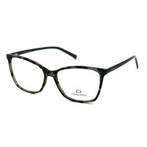Charles Delon Square Women Black/Navy Plastic Fra.